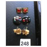 ASSORTED COSTUME JEWELRY, INCLUDES CLIP-ON