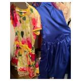 OSCAR DE LA RENTA STUDIO FLORAL SILK DRESS, S.G.