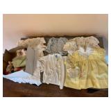 ASSORTED INFANT CLOTHING, INCLUDES CARDIGAN,