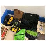 ASSORTED PROMOTIONAL TOTE BAGS, DRAWSTRING BAGS,