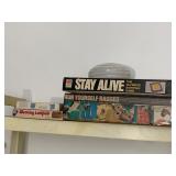 MB STAY ALIVE GAME, TOMY RUN YOURSELF RAGGED