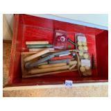 ASSORTED TAPER CANDLES, CIRONNELLA TEA LIGHTS,