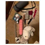 GUND PLUSH BEAR, DEKOR PLUSH RACCOON, ORITZ WOOL