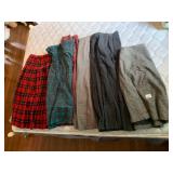 PENDLETON AUTHENTIC WALLACE TARTAN WOOL SKIRT,
