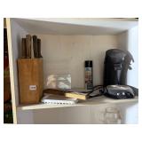 CHICAGO CUTLERY KNIFE BLOCK SET, MAGNETIC KNIFE