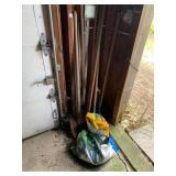 SCOTTS TURF BUILDER, GRASS SEED, CRAFTSMAN RAKE,