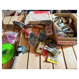 ASSORTED HARDWARE, FASTENERS, ZEBCO 202 FISHING