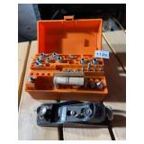 BLOCK PLANE, ADJUSTABLE, CAST IRON BODY, ORANGE