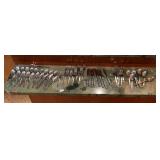 COUNTESS STAINLESS JAPAN FLATWARE, FLORAL MOTIF