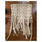 HAND-WOVEN FABRIC WALL HANGING, WOVEN TEXTILE