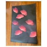 LIMITED EDITION PRINT, FLORAL MOTIF, SIGNED,