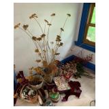 ASSORTED FLORAL DECOR, DRIED BOTANICALS,