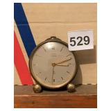 ORIS 8-DAY ALARM CLOCK, SWISS MADE, 7 JEWELS,