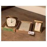 LINDE BLACK FOREST ALARM CLOCK, FOLDING CASE,