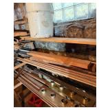ASSORTED LUMBER, WOOD MOLDING, TURNED WOOD