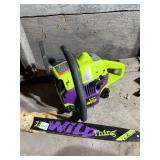 POULAN WILD THING CHAINSAW, 18 IN BAR, GAS