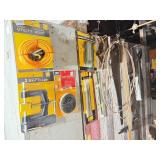 ASSORTED HAND TOOLS, UTILITY HOIST, CONTOUR