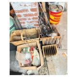 5-GALLON GASOLINE CAN, ELECTRICAL CABLES, BOXES