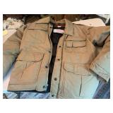 ADVENTURE GEAR TAN PARKA, DOUBLE LAYER