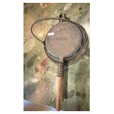 GRISWOLD NO 8 AMERICAN WAFFLE IRON, CAST IRON,