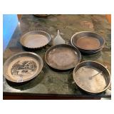 ROYAL CHINA BY JEANNETTE PIE PLATE, WEAR-EVER