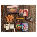 ASSORTED MEDIA, BLU-RAY DISCS, 8-TRACK TAPES, VHS