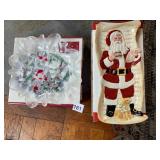 FITZ AND FLOYD SANTA TRAY, CELEBRATIONS BY MIKASA