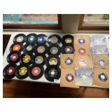 ASSORTED 45 RPM VINYL RECORDS, VARIOUS ARTISTS,