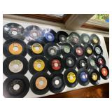 ASSORTED 45 RPM VINYL RECORDS, VARIOUS ARTISTS,