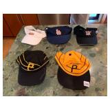 ASSORTED BASEBALL CAPS AND VISORS, PITTSBURGH