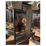 ROBERN RECESSED MEDICINE CABINET, ALUMINUM FRAME,