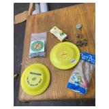 FISHER-PRICE POCKET CAMERA, BAGELAND FLYING DISC,