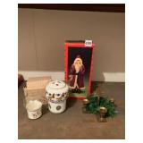 POSSIBLE DREAMS SANTA FIGURINE, CERAMIC GOOSE