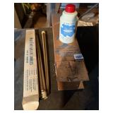 WEAR-EVER ALUMINUM GAS-LITE CANDLES, GOLD FINISH,