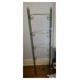 METAL FOLDING DISPLAY SCREEN, SCROLLWORK DESIGN,