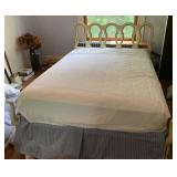 FRENCH PROVINCIAL 1950S BED FRAME INCLUDES