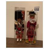 INTERNATIONAL COSTUME DOLLS, SCOTTISH PIPER,