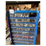METAL STORAGE CABINET, MULTI-DRAWER, ASSORTED