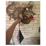 METAL WALL ART, KOKOPELLI FIGURES, HANGING METAL