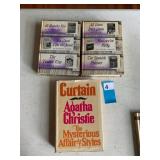 AGATHA CHRISTIE, MYSTERY NOVELS, HARDCOVER,