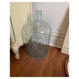 POLAR WATER COMPANY GLASS CARBOY, EMBOSSED LOGO,