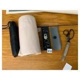 WISS TAILORING SHEARS, SAMSONITE KEY RING SET,