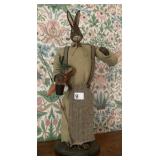 BUNNY TALL STATUE