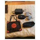 ASSORTED HANDBAGS AND POUCHES, LIZ CLAIBORNE,