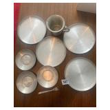 CREATIVE PLAYTHINGS ALUMINUM PLAY DISH SET,