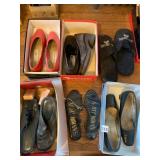 EVAN PICONE RED FLATS, ANDRE ASSOUS BROWN SUEDE