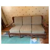WOOD FRAME SOFA, WINGBACK STYLE, UPHOLSTERED