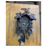 WILHELM GERLAND CUCKOO CLOCK, HAND-CARVED WOODEN