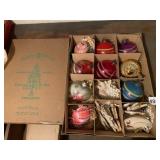SHINY BRITE GLASS CHRISTMAS ORNAMENTS,