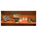 WEAR-EVER ALUMINUM JUICE PRESS, GANGY CAN OPENER,